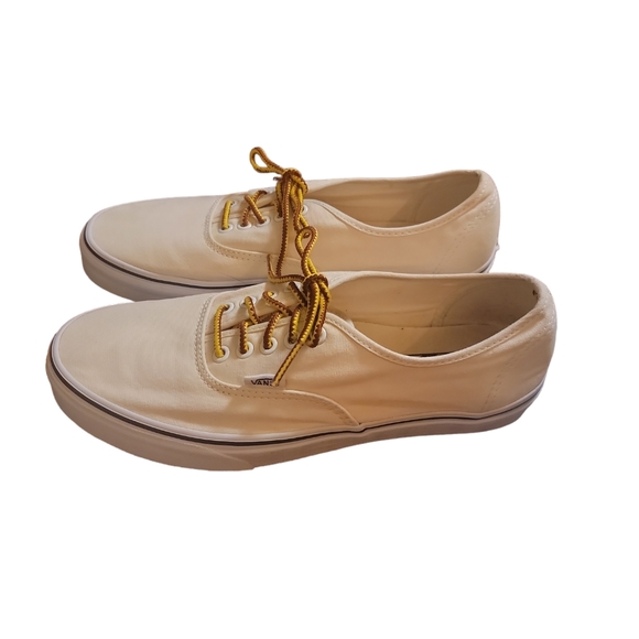 Vans- cream color, unisex women's 11 men's 9.5 - Picture 7 of 8